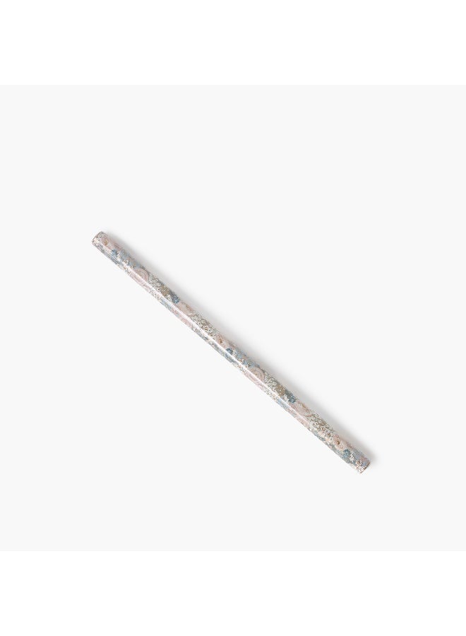 Findz Floral Print Paper Gift Wrap - 70x200 cms - Image 1