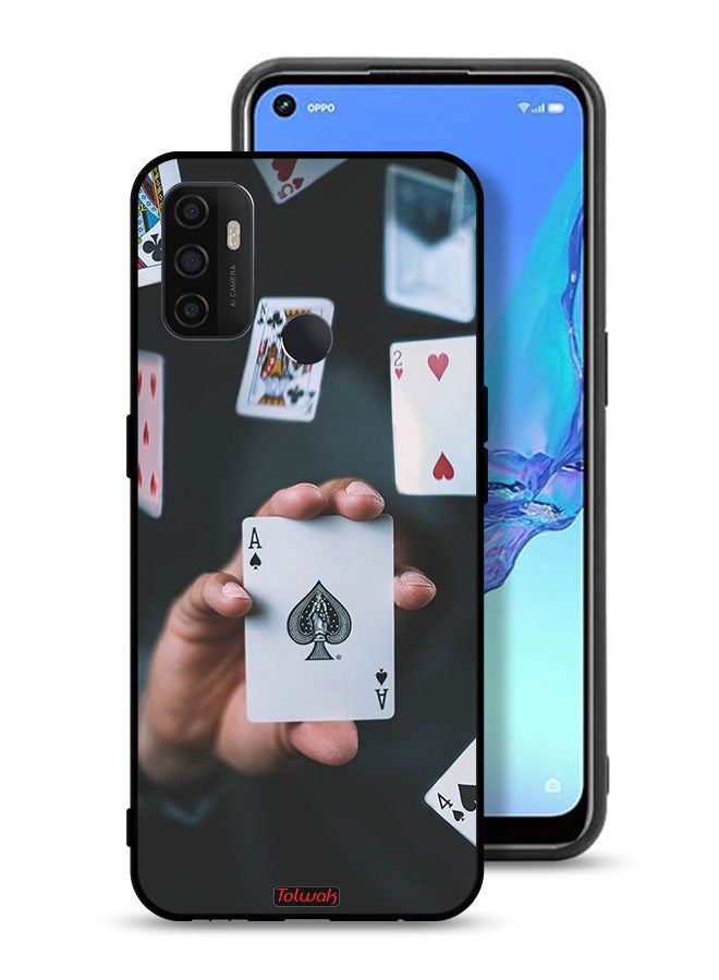 Tolwak Oppo A32 Protective Case Cover Cards - Image 1