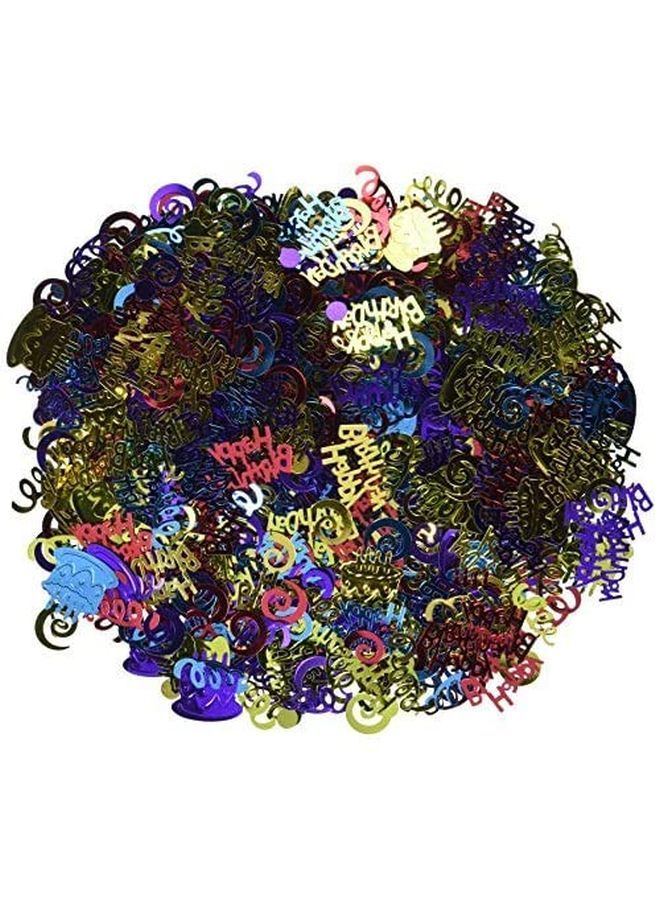 Amscan 369162 Happy Birthday Diecut Confetti | 2.5 Oz. | 1 Pack | Party Decor - Image 2