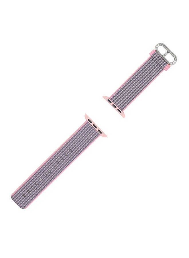 NIBEMINENT Replacement Band For Apple Watch Series 1/2/3 38mm Blue/Pink - Image 5