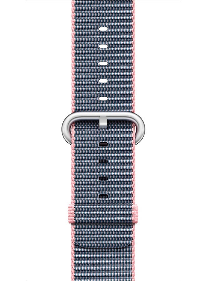NIBEMINENT Replacement Band For Apple Watch Series 1/2/3 38mm Blue/Pink - Image 4