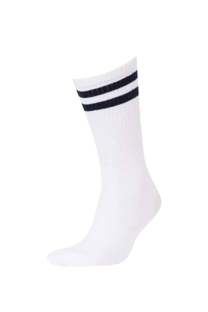 Defacto Men's Defacto Fit 3 Pack Cotton Long Socks