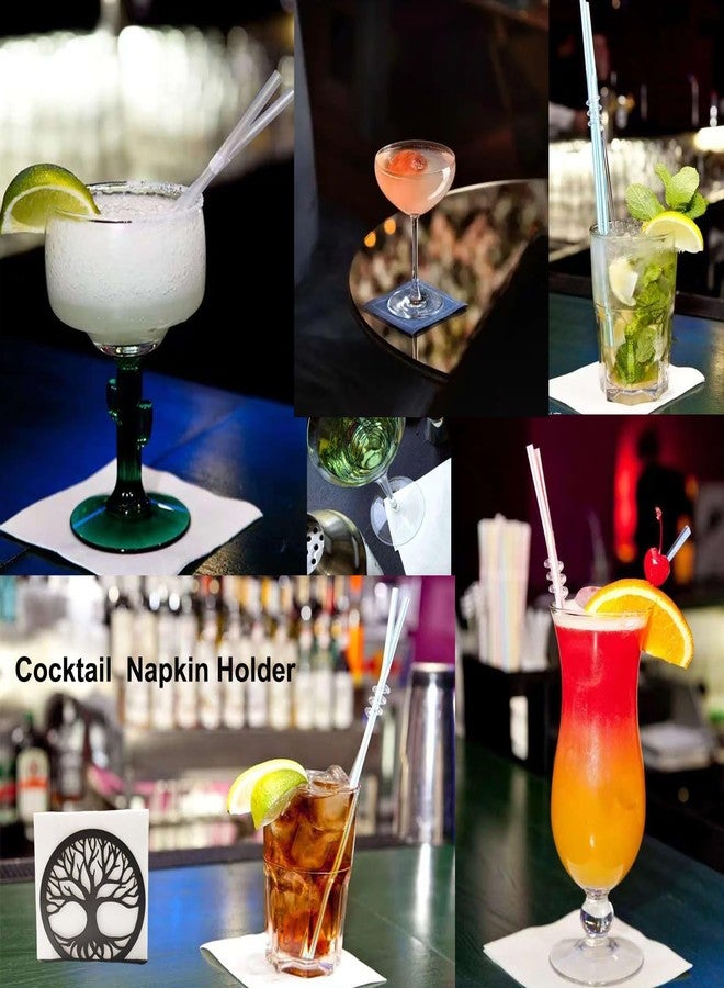 Dokpod Cocktail Napkin Holder for Table, Napkin Holders for Paper Napkins, Paper Napkin holder, Napkin dispenser, for cloth napkins, Farmhouse Napkin Holders (4.7"L x 4.1"H x 1.6"W) - Image 3