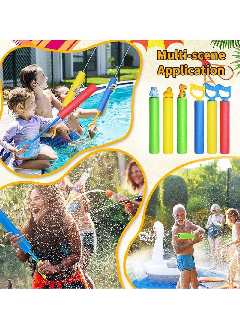 Yoawllty Swimming Water Gun Toys,  6 Pcs Squirt Guns Pool Toys for Kids, Water Pistol Beach Shooting Toy Outdoor, Foam Water Toys Shooter for Summer - Image 5
