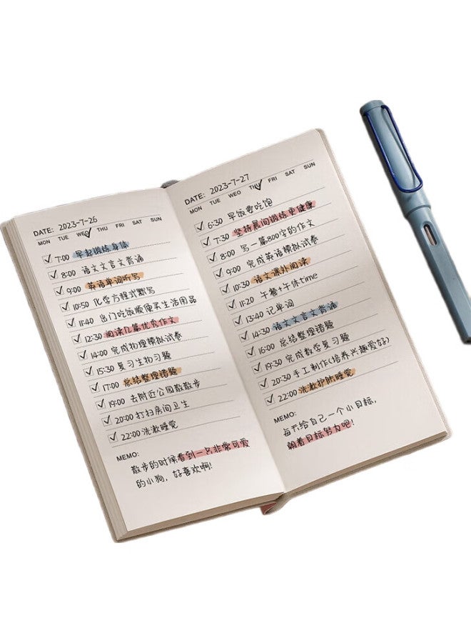 Ujia [Lowest Price Online] Ujia Daily Planner, Schedule Book, Study Planner, Time Management Notebook, Compact And Portable, Work Efficiency Manual, Calendar, Journal, To-Do List, And Planner - Image 3