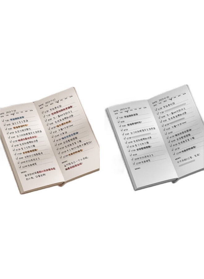 Ujia [Lowest Price Online] Ujia Daily Planner, Schedule Book, Study Planner, Time Management Notebook, Compact And Portable, Work Efficiency Manual, Calendar, Journal, To-Do List, And Planner - Image 1