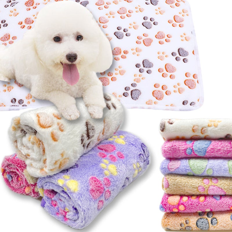 Selling Pet Blanket, Universal Blanket For All Seasons, Warm Sleeping Pad, Coral Velvet Paw Print Blanket, Cat And Dog Mat - Image 2
