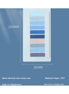 Generic Morandi Color Convenience Sticker Ins Style Cute Set Color Self Adhesive Notebook  - Image 4