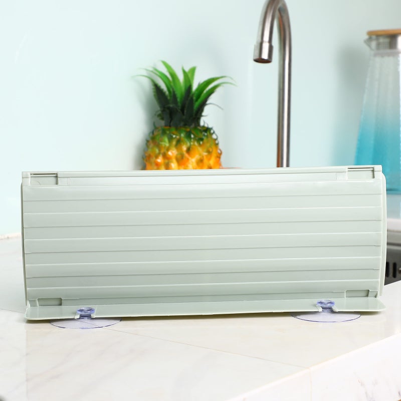 2pcs BESTONZON Kitchen Sink Water Impermeable Retaining Plate Splatter Screen Retractable Water Splashing Guard (Random Color) - Image 4