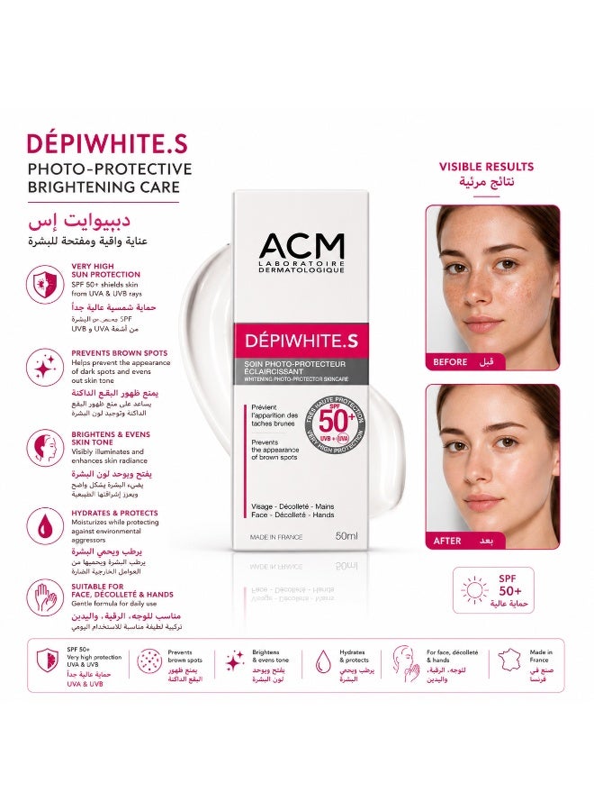 ACM DepiWhite S Hand & Face Lightening Cream SPF 50+ - 50ml - Image 1