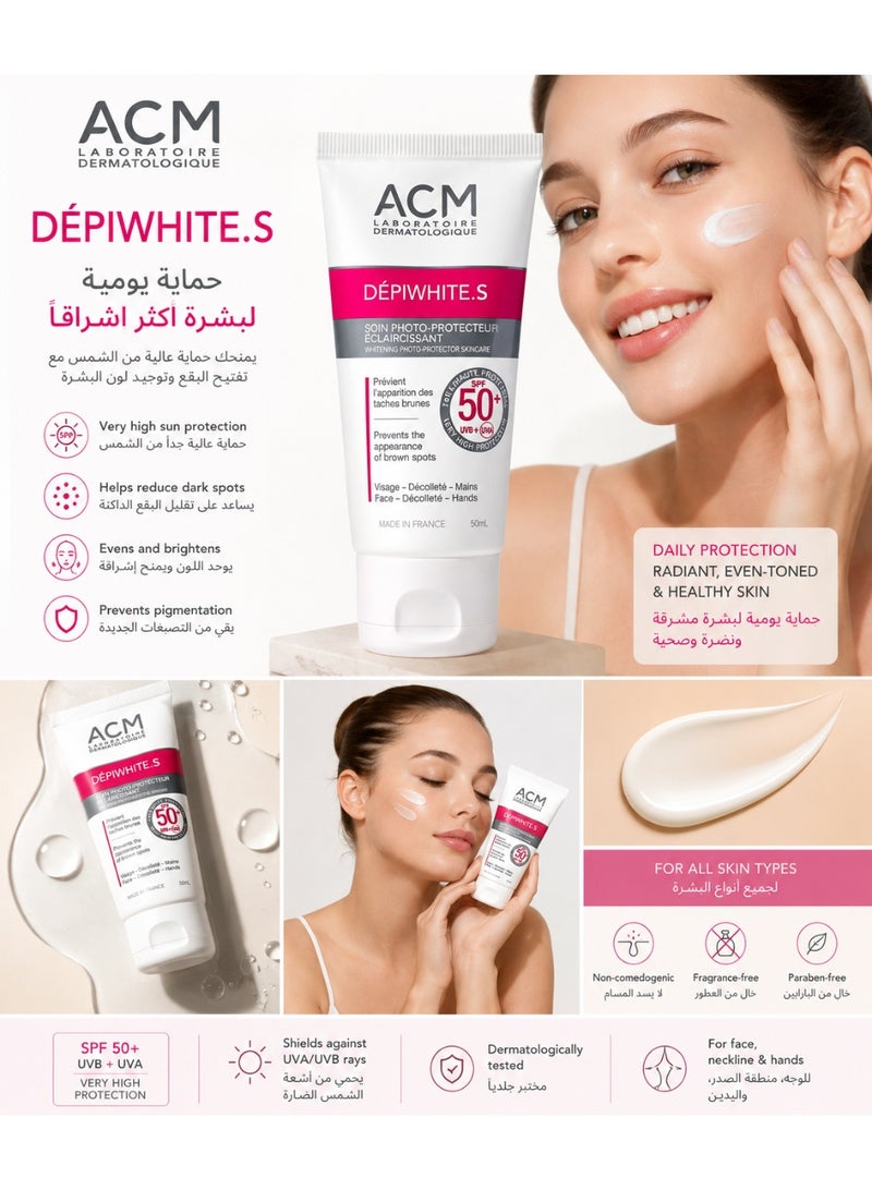 ACM DepiWhite S Hand & Face Lightening Cream SPF 50+ - 50ml - Image 2