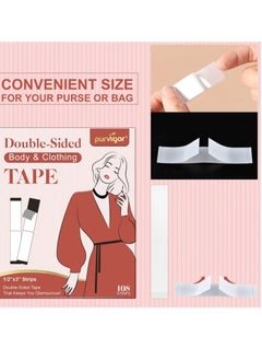 108 Strips Body and Clothing Fashion Tape Double Sided Tape for Clothes Dress Tape Transparent Clothing Tape for Clothes to Skin Body Tape for Any Kinds of Clothes Ideal Tape to Hold Clothes in Place - pzsku/Z231E80EF585493988806Z/45/_/1692688937/314baac5-f5ce-42cf-8d0a-1158fa758cc9