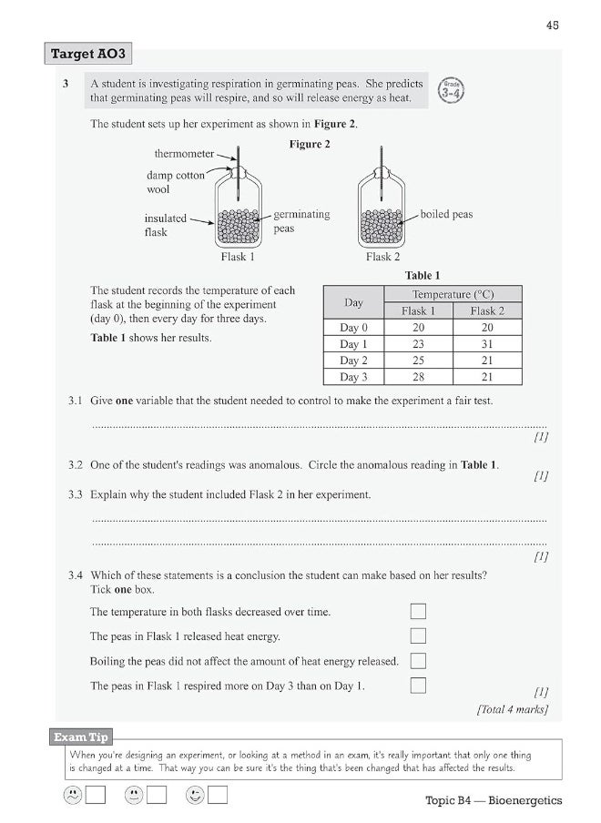 null - GCSE Combined Science AQA Exam Practice Workbook - Foundation (includes answers) - Image 1
