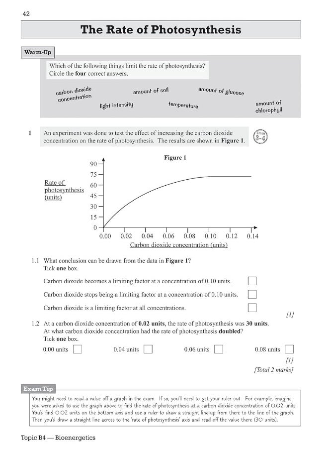 null - GCSE Combined Science AQA Exam Practice Workbook - Foundation (includes answers) - Image 1