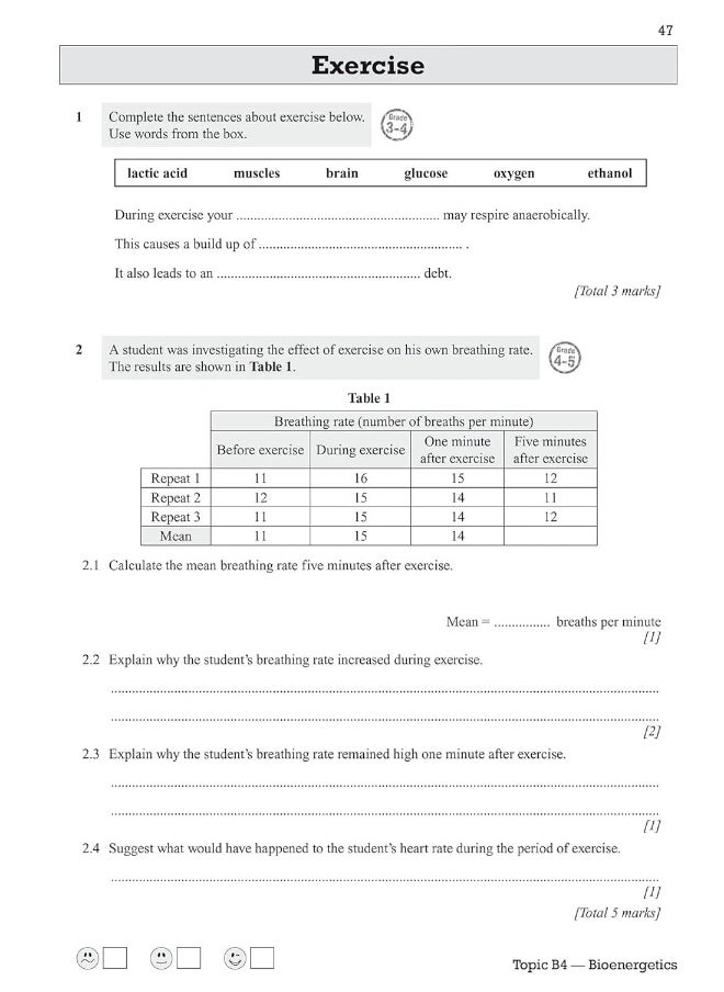 null - GCSE Combined Science AQA Exam Practice Workbook - Foundation (includes answers) - Image 1