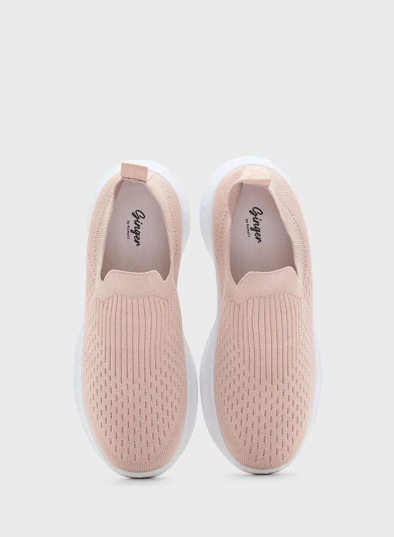 Ginger Fly Knit Comfort Slip On Shoe