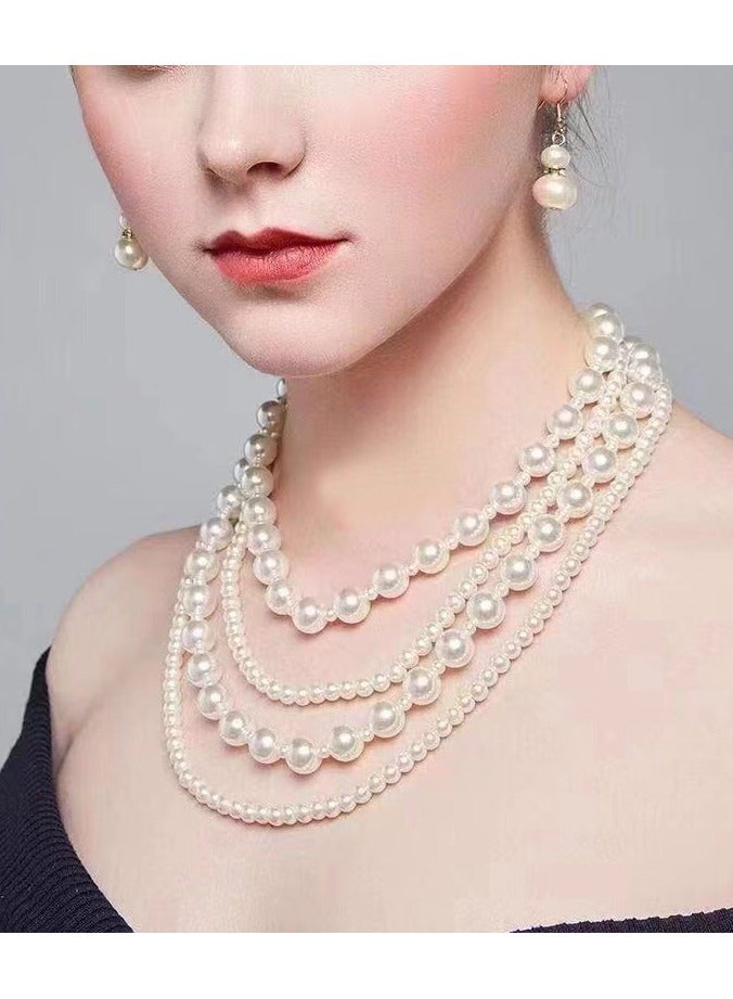 Mark Fairwhale High End Temperament Versatile Pearl Necklace 