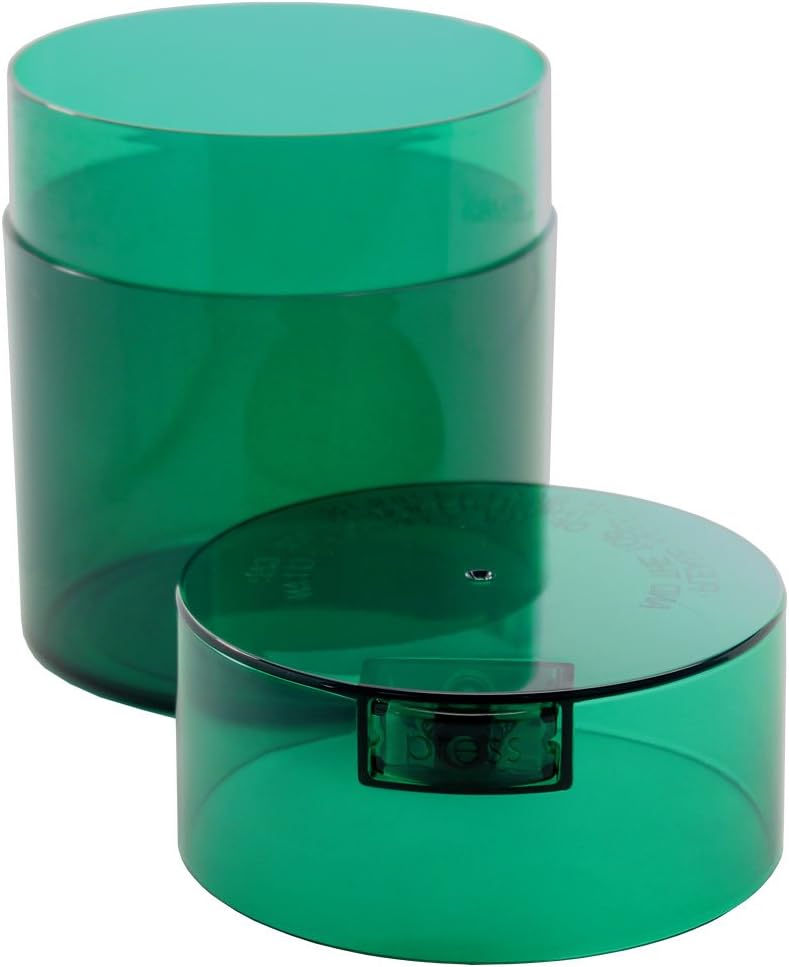 COFFEEVAC Multi-Use Vacuum Seal Portable Storage airtight Container, 1/2-Pound, Green Tint - Image 2