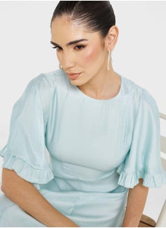 sister jane Frill Sleeve Ruffle Dress  - Image 3