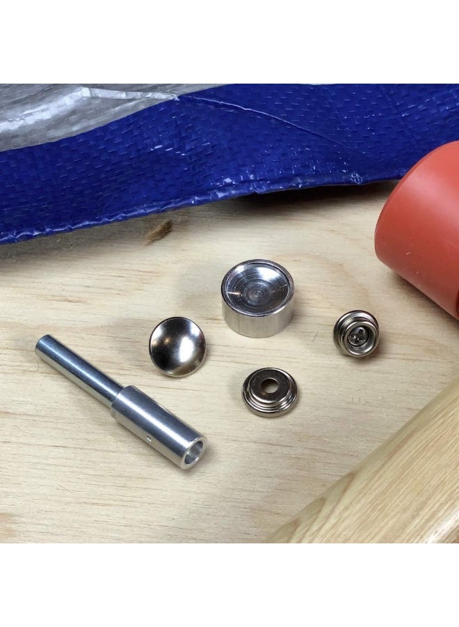 General Tools General Tools 1267 Screw Snap Fastener Kit with 6 Fasteners,Silver - Image 5
