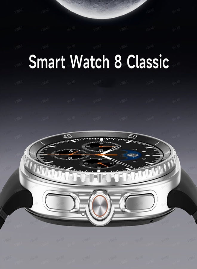 AROAQ HD8 C Smartwatch  – 1.43” TFT Screen, Heart Rate & SpO2 Monitoring, Bluetooth Calling, NFC, Multi-Sport Tracker, Wireless Charging, 3ATM Waterproof - Gray - Image 3