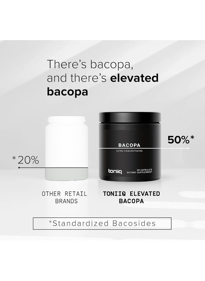 Toniiq 14,000Mg 28X Concentrated Extract - 50% Bacosides Ultra High Strength Bacopa  - Image 4