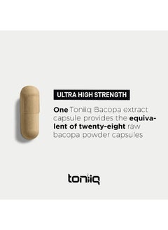 Toniiq 14,000Mg 28X Concentrated Extract - 50% Bacosides Ultra High Strength Bacopa  - Image 5