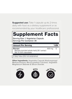 Toniiq 14,000Mg 28X Concentrated Extract - 50% Bacosides Ultra High Strength Bacopa  - Image 2