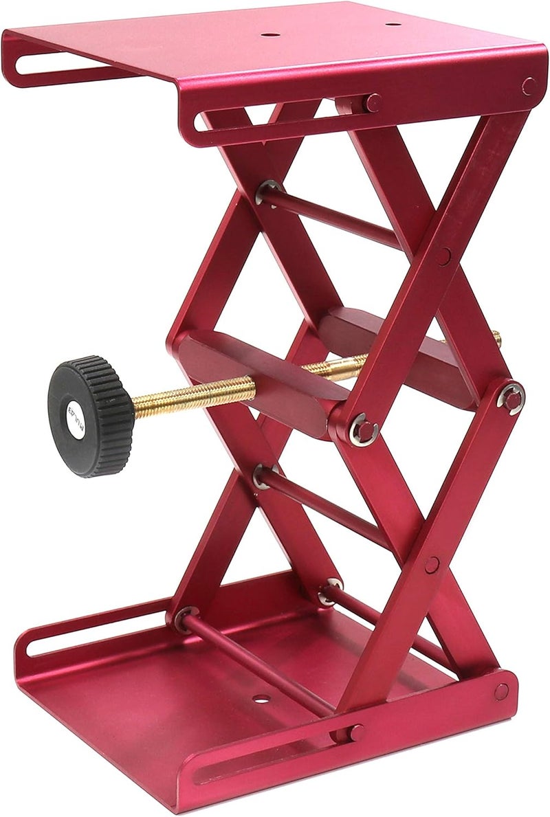 ULAB Scientific Lab Jack, Aluminium Lift Table, Jack Platform 4.8"x5.5" Max. Height up to 9.5", Heavy Duty, ULJ1001 - Image 3
