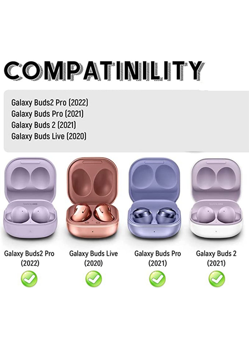 Cartoon Anime Silicone Bluetooth Headset Protective Cover Compatible with Samsung Galaxy Buds2 2021/Buds2 Pro 2022/Galaxy Buds Pro/Galaxy Buds Live - Image 2