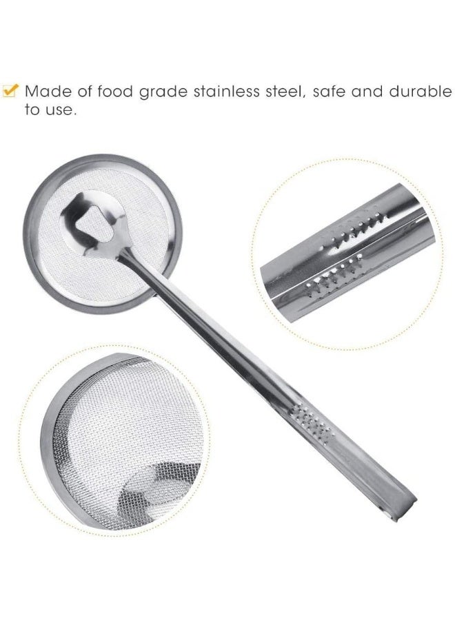 Kitchen Frying Strainer Tongs Stainless Steel Oil Filter Clip 30 cm - Image 5