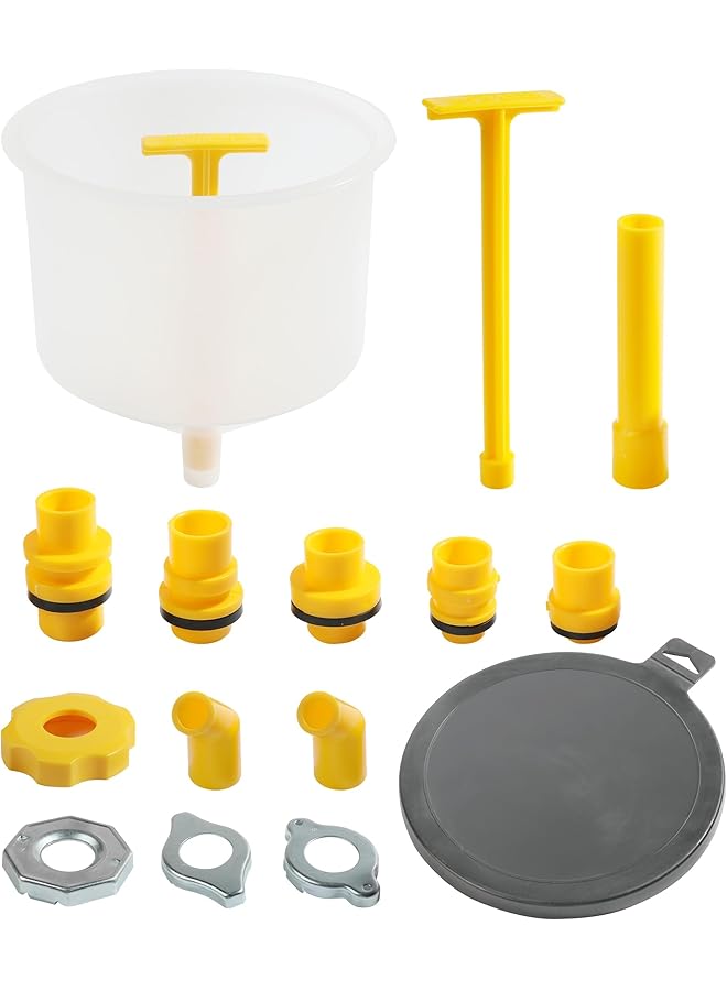 Excefore Coolant Funnel Kit, No Spill Radiator Flush And Bleeder Kit, Universal Automotive Antifreeze Bleeder, Spill-Free Radiator Bleeder Funnel, Car Accessories For Universal Vehicles - Image 1