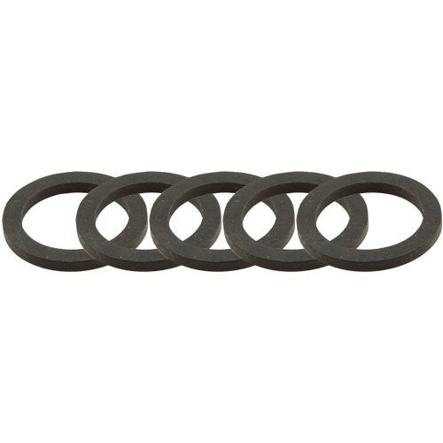 FireHoseDirect 1 1/2 inch NH NST Nozzle Gasket - Plastic Brass Aluminum - Fire Nozzle Replacement Rubber Washer (5-Pack) - Image 1
