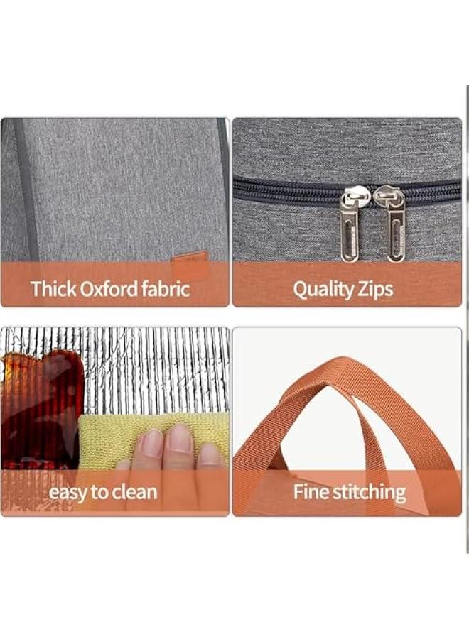 HOOKOR Insulated Cooler Bag, Oxford Fabric Insulated Cooler Bag for Outdoor Activities, School, Office, Travel, Picnics, and Home Kitchen Use. - Image 3