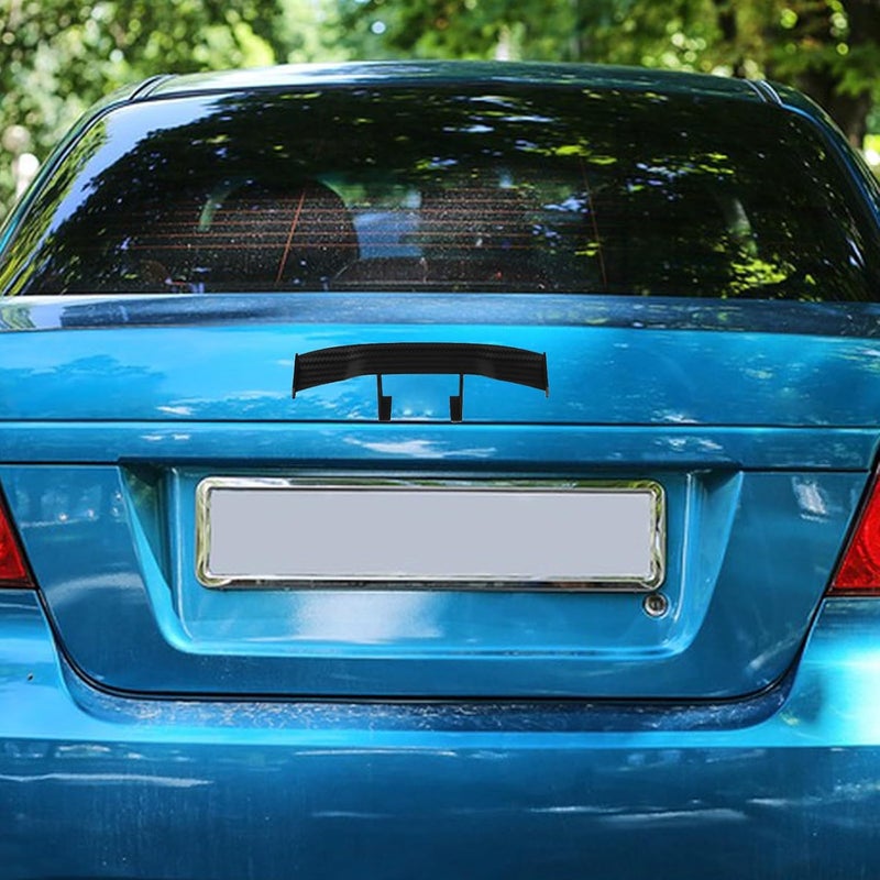 Garneck Car Rear Spoiler Wing Mini Tail Spoiler Strip Carbon Fiber Texture Exterior Decorative Rear Tail Wing for Vehicle Modification - Image 5