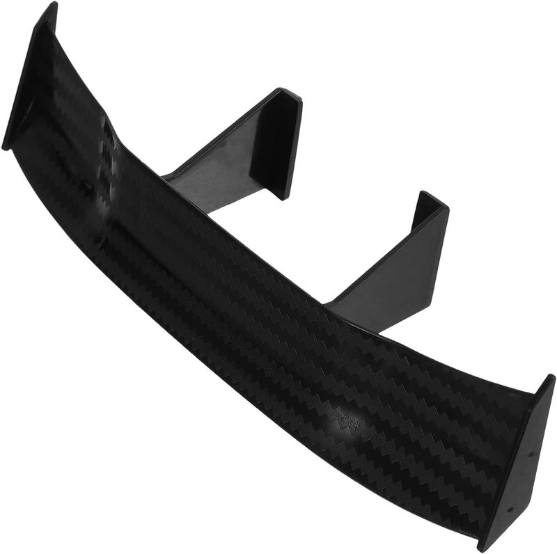 Garneck Car Rear Spoiler Wing Mini Tail Spoiler Strip Carbon Fiber Texture Exterior Decorative Rear Tail Wing for Vehicle Modification - Image 1