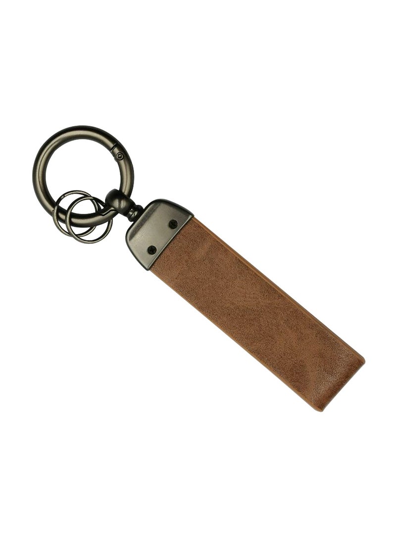 Honda Car Key Chain Super Finish Metal Ring PU Leather Strap Keychain Home Key Chain Car Keychain HONDA - 1Pcs  - Image 2