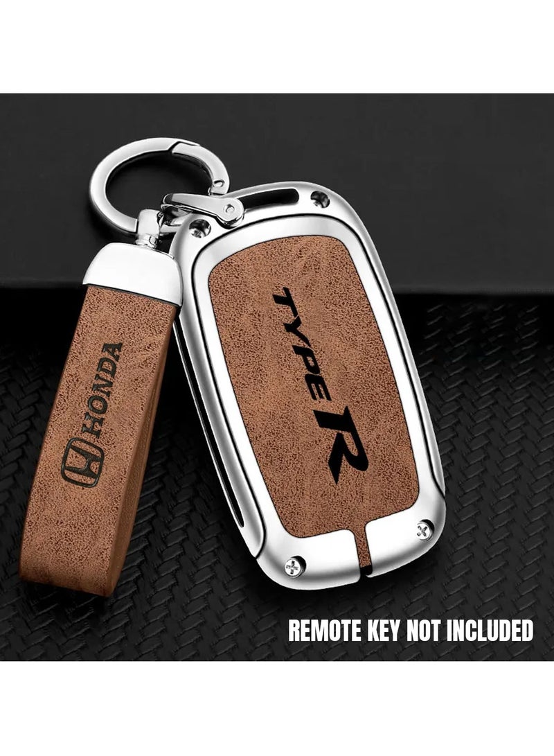 Honda Car Key Chain Super Finish Metal Ring PU Leather Strap Keychain Home Key Chain Car Keychain HONDA - 1Pcs  - Image 4