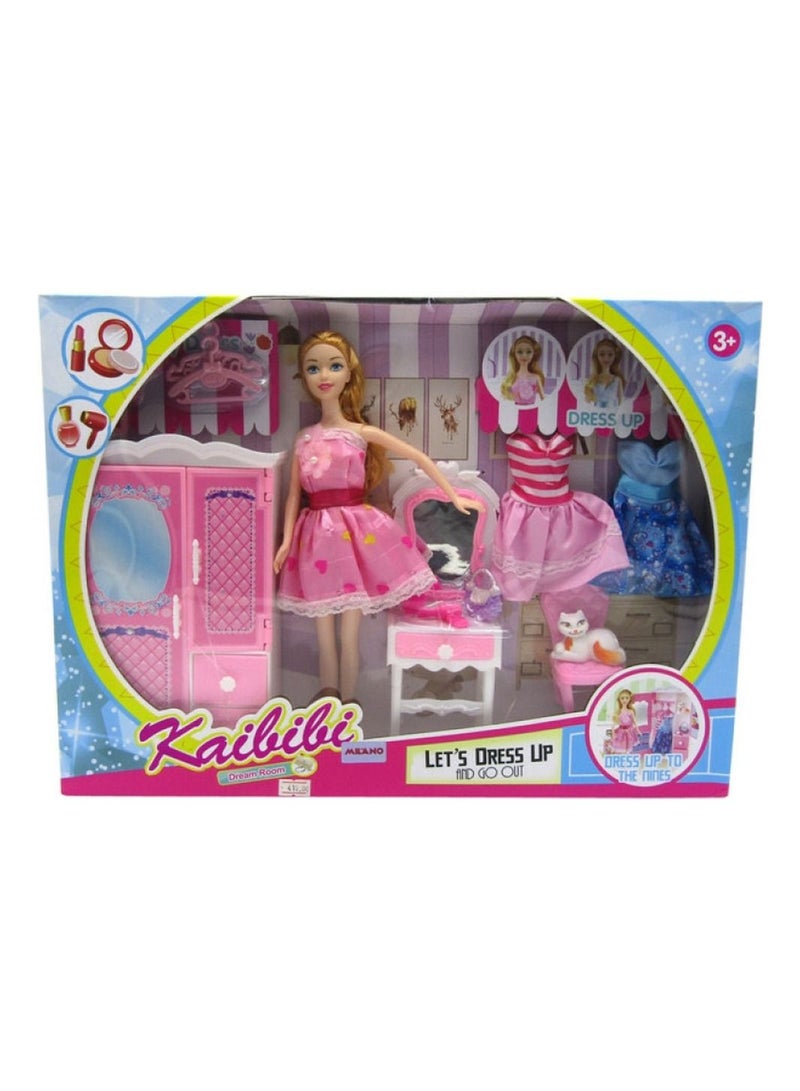كيبيبي كاي بيبي مع خزانة فساتين - Image 1