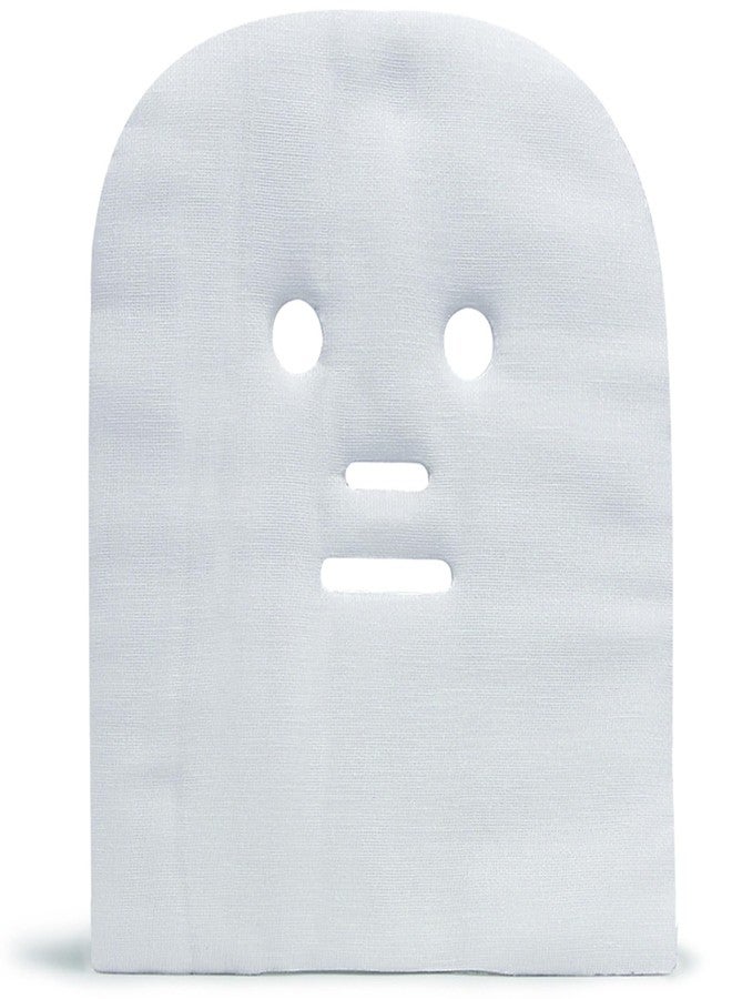 APPEARUS Pre-Cut Gauze Facial Masks - 100% Cotton, Breathable & Soft - Ideal for High Frequency, Mud, Clay, and Paraffin Treatments - Spa & Esthetician Use - 100 Count (DM101) - Image 1