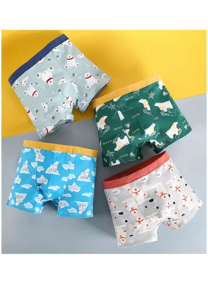 8 Pieces Boys Underwear Kids Soft Breathable Cotton Toddler Boy Underpants Briefs Knickers Kids Underwear Trunk Boys Boxer Briefs  - Image 2