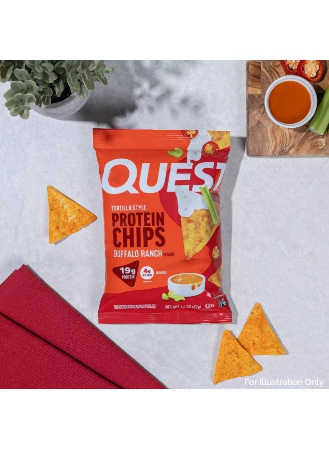 Quest Nutrition Tortilla Style Protein Chips - Buffalo Ranch - Image 5