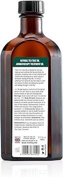 Nature Spell Tea Tree Oil for Hair Skin 150ml Hair Oil for Itchy Scalp Deeply Nourishing Skincare Oil to Reduce Skin Irritation Redness and Inflamed Skin Made in the UK - Image 5