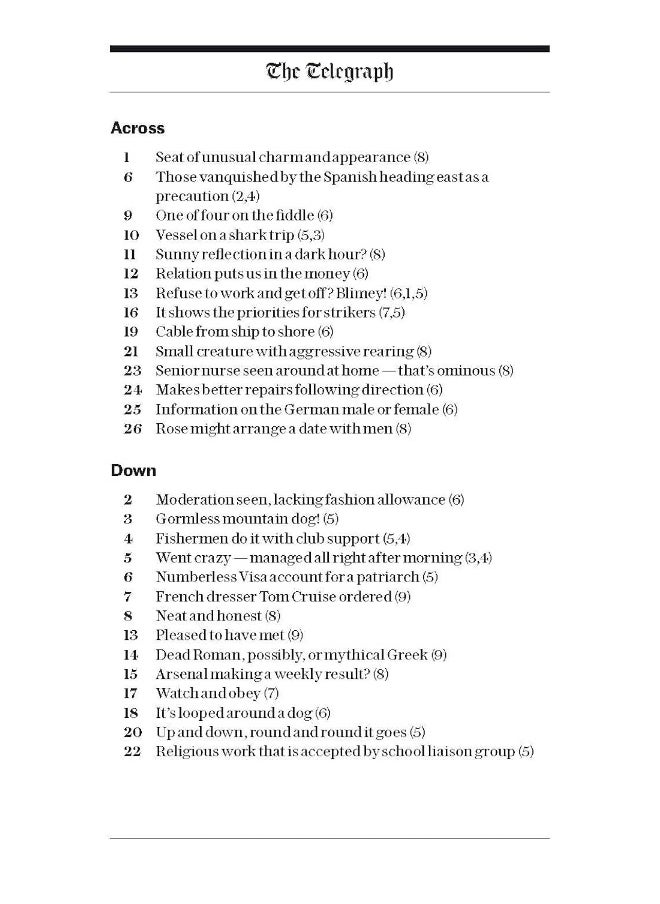 The Telegraph Cryptic Crosswords 13  - Image 4