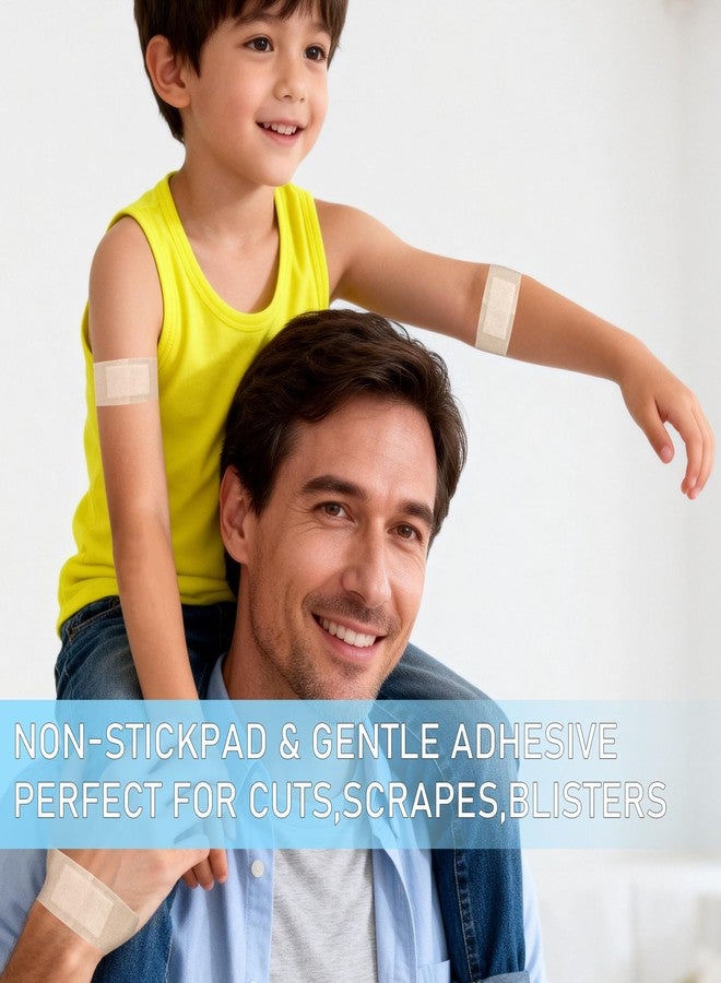 CAREUS ضمادات لاصقة من السيليكون من CareUs للبشرة الحساسة، مقاس 1.6 × 4 بوصة، 32 ضمادة، كبيرة الحجم، مرنة، مصنوعة من قماش خالٍ من اللاتكس، مضادة للحساسية، تسمح بمرور الهواء، مناسبة للجروح الحساسة اللاصقة. - Image 5