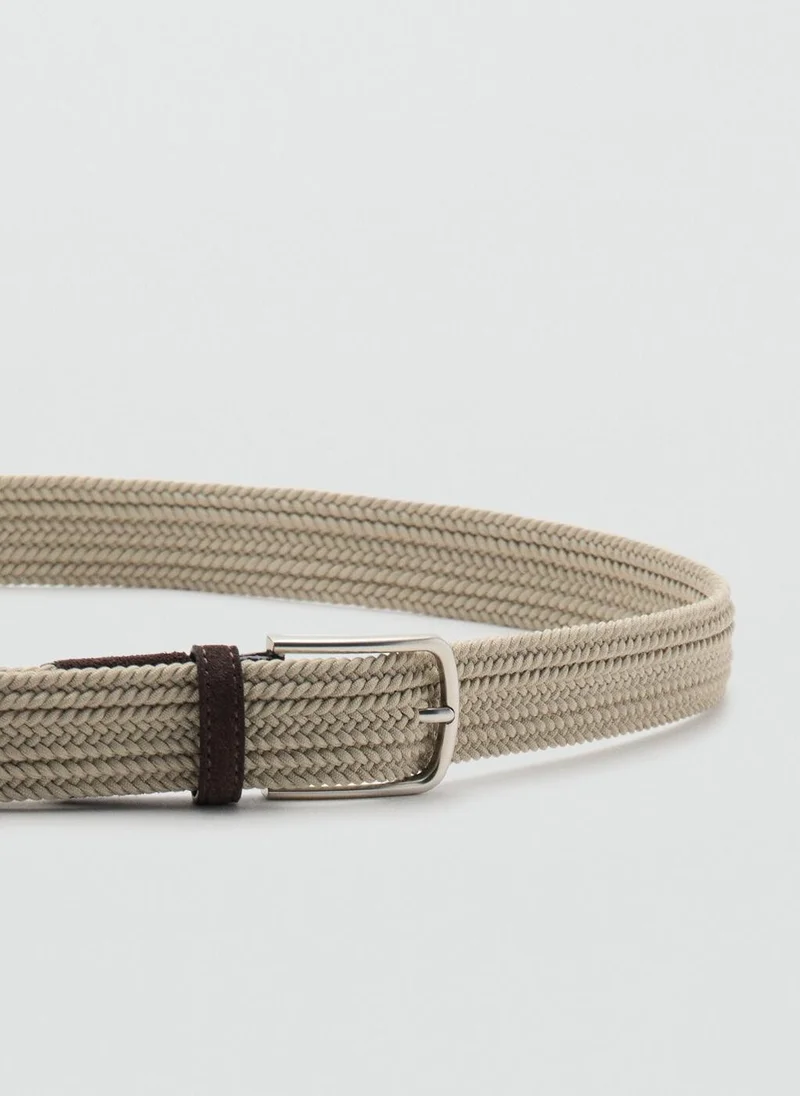 Mango Man Braided elastic belt