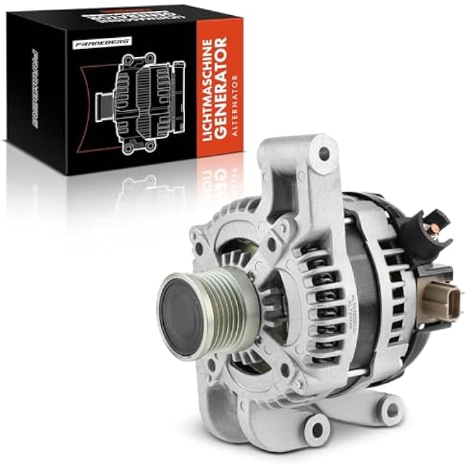 Frankberg Alternator Generator 120A Compatible with C-Max DM2 1.8L 2.0L 2007-2010 Focus II DA DP HCP 1.8L 2.0L 2006-2011 S40 II 544 1.8L 2.0L 2004-2012 Replace# 1042 10376 2 US - Image 1