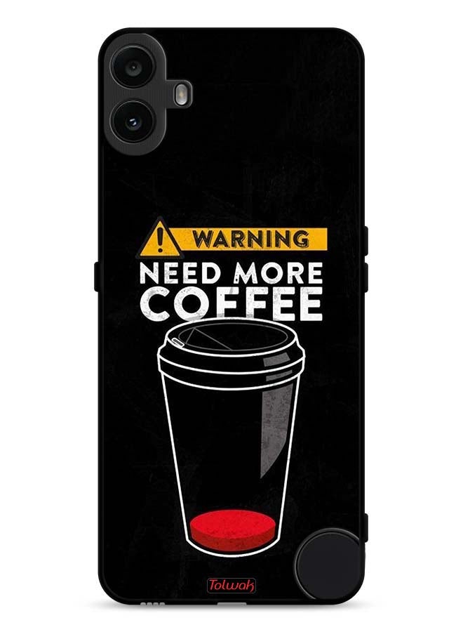 Tolwak Nothing CMF Phone 1 Protective Case Cover Need More Coffee - Image 1