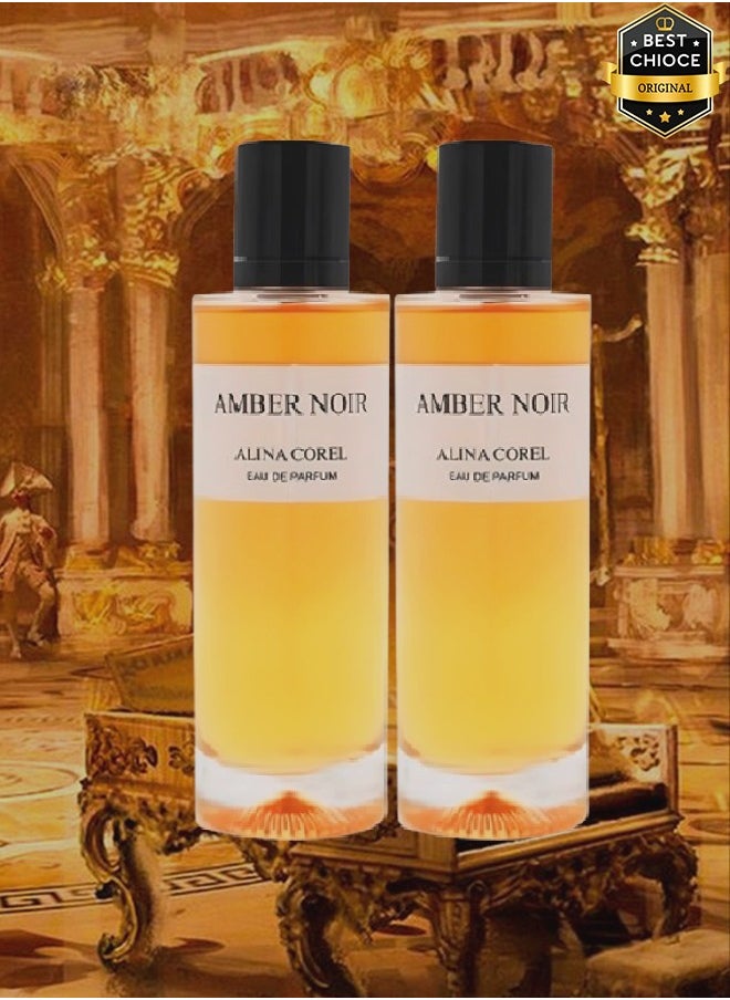 ألينا كوريل 2 قطع عطر عنبر نوير للجنسين 100 مل  - Image 1