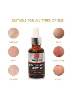Dr.Med DR MED Vitamin C serum Radiance: Unlock Radiant Skin with our Anti-Oxidant & Glowing Vitamin C Serum (1.01 FL OZ/30ml)  - Image 2